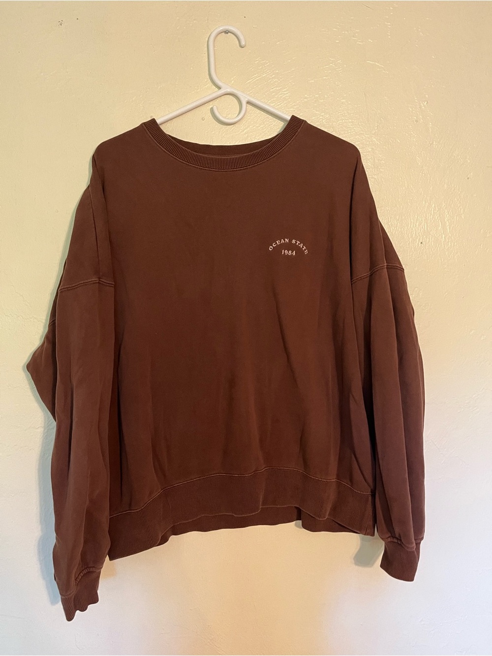 Ghanda Surf Co Brown Crew Neck Size L